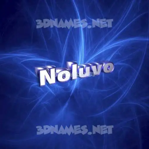 noluvo in Plasma style - 3D name wallpaper noluvo in Plasma style - 3D name wallpaper