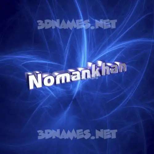 nomankhan in Plasma style - 3D name wallpaper nomankhan in Plasma style - 3D name wallpaper