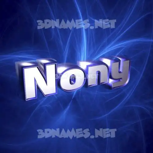 nony in Plasma style - 3D name wallpaper nony in Plasma style - 3D name wallpaper