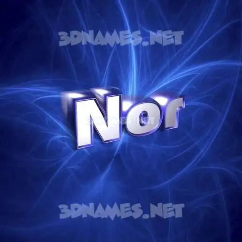 nor in Plasma style - 3D name wallpaper nor in Plasma style - 3D name wallpaper