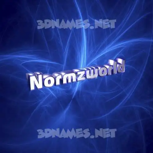normzworld in Plasma style - 3D name wallpaper normzworld in Plasma style - 3D name wallpaper
