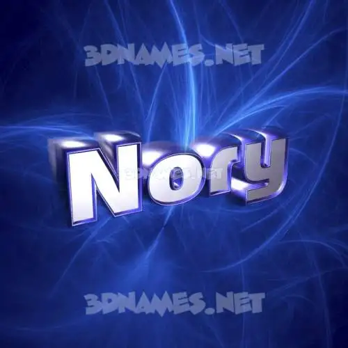 nory in Plasma style - 3D name wallpaper nory in Plasma style - 3D name wallpaper