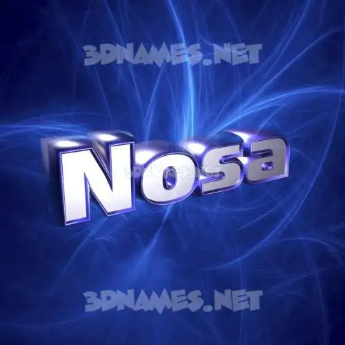 nosa in Plasma style - 3D name wallpaper nosa in Plasma style - 3D name wallpaper