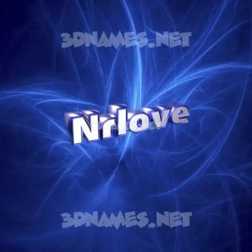 nrlove in Plasma style - 3D name wallpaper nrlove in Plasma style - 3D name wallpaper