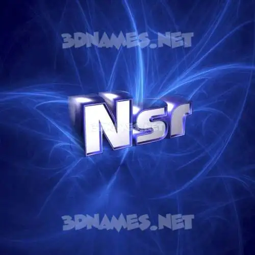 nsr in Plasma style - 3D name wallpaper nsr in Plasma style - 3D name wallpaper