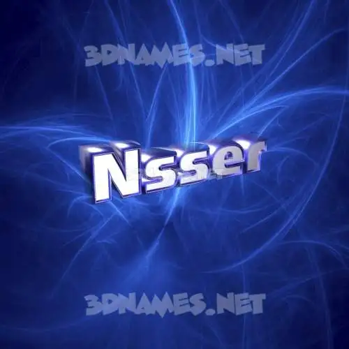 nsser in Plasma style - 3D name wallpaper nsser in Plasma style - 3D name wallpaper