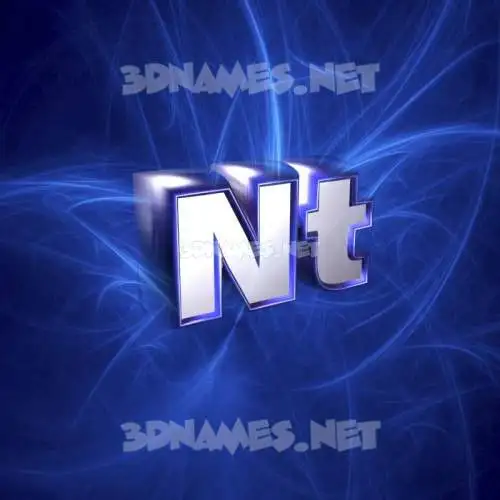 nt in Plasma style - 3D name wallpaper nt in Plasma style - 3D name wallpaper