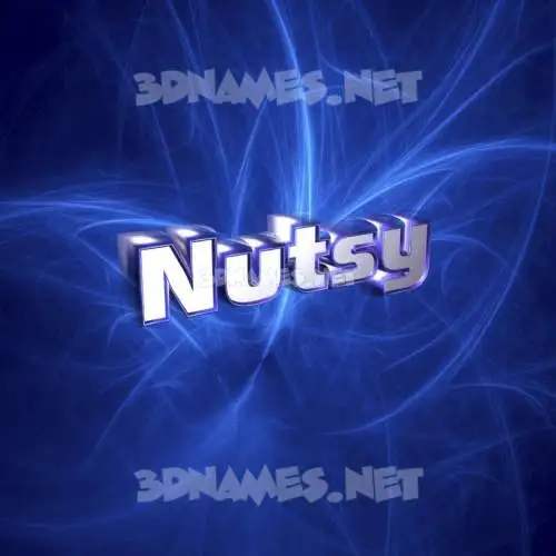 nutsy in Plasma style - 3D name wallpaper nutsy in Plasma style - 3D name wallpaper