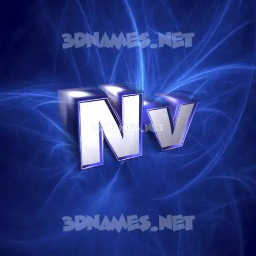 nv in Plasma style - 3D name wallpaper nv in Plasma style - 3D name wallpaper