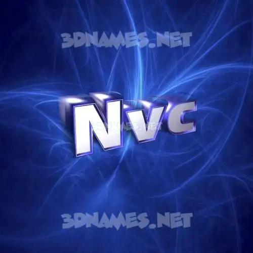nvc in Plasma style - 3D name wallpaper nvc in Plasma style - 3D name wallpaper