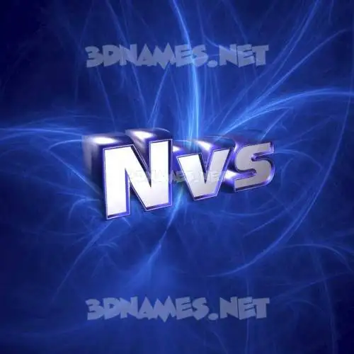 nvs in Plasma style - 3D name wallpaper nvs in Plasma style - 3D name wallpaper