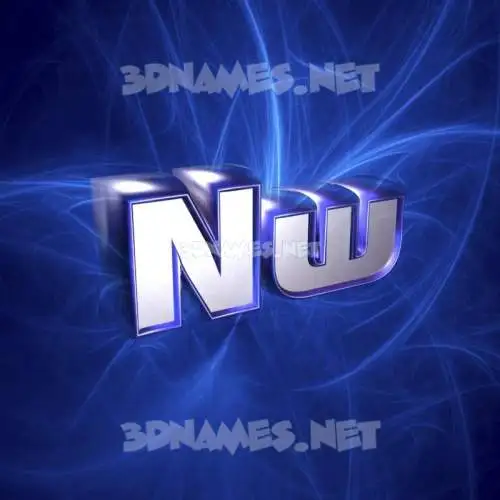 nw in Plasma style - 3D name wallpaper nw in Plasma style - 3D name wallpaper