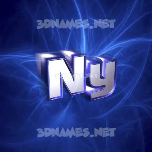 ny in Plasma style - 3D name wallpaper ny in Plasma style - 3D name wallpaper