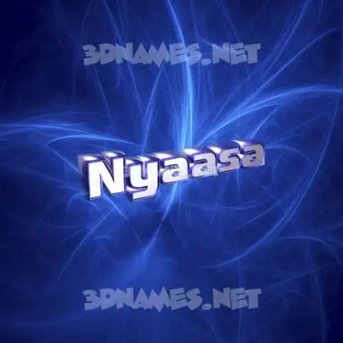 nyaasa in Plasma style - 3D name wallpaper nyaasa in Plasma style - 3D name wallpaper