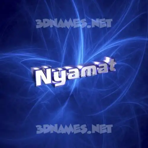 nyamat in Plasma style - 3D name wallpaper nyamat in Plasma style - 3D name wallpaper