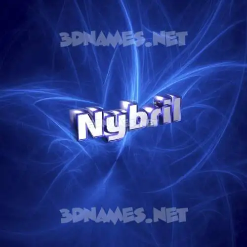 nybril in Plasma style - 3D name wallpaper nybril in Plasma style - 3D name wallpaper