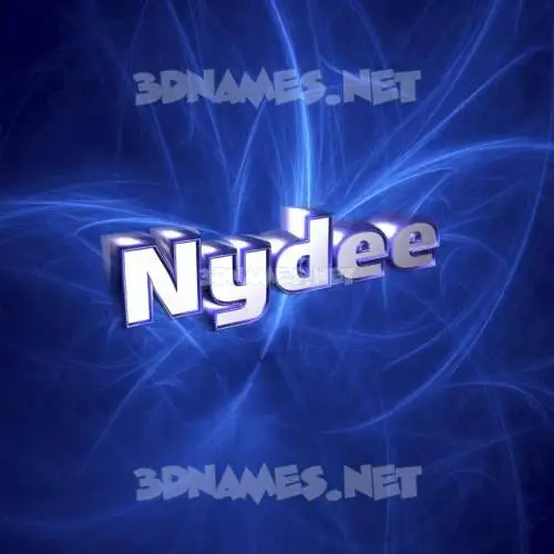 nydee in Plasma style - 3D name wallpaper nydee in Plasma style - 3D name wallpaper