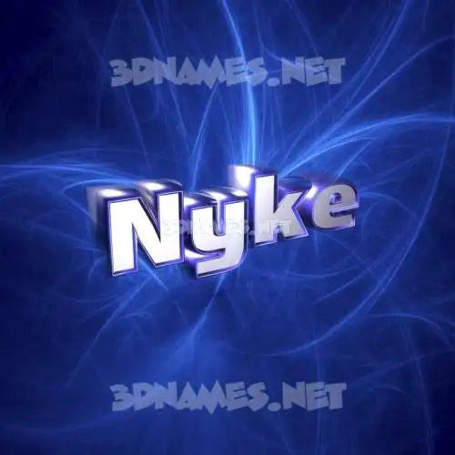 nyke in Plasma style - 3D name wallpaper nyke in Plasma style - 3D name wallpaper