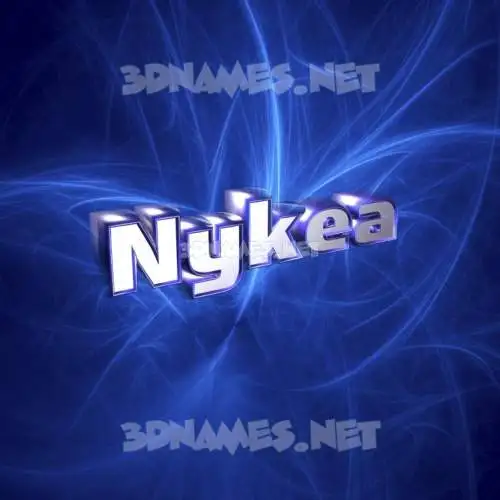 nykea in Plasma style - 3D name wallpaper nykea in Plasma style - 3D name wallpaper