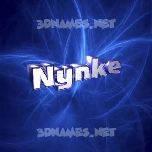 nynke in Plasma style - 3D name wallpaper nynke in Plasma style - 3D name wallpaper