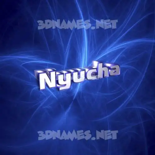 nyucha in Plasma style - 3D name wallpaper nyucha in Plasma style - 3D name wallpaper