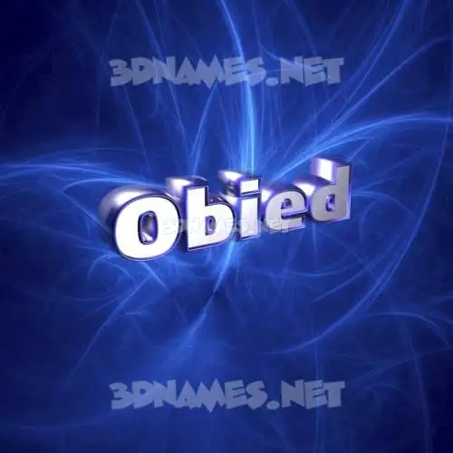 obied in Plasma style - 3D name wallpaper obied in Plasma style - 3D name wallpaper