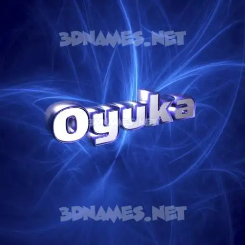 oyuka in Plasma style - 3D name wallpaper oyuka in Plasma style - 3D name wallpaper