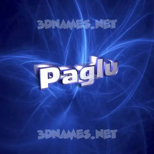 paglu in Plasma style - 3D name wallpaper paglu in Plasma style - 3D name wallpaper