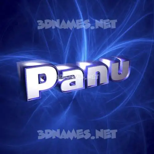 panu in Plasma style - 3D name wallpaper panu in Plasma style - 3D name wallpaper