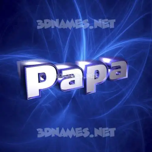 papa in Plasma style - 3D name wallpaper papa in Plasma style - 3D name wallpaper