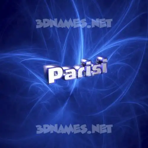 parisi in Plasma style - 3D name wallpaper parisi in Plasma style - 3D name wallpaper