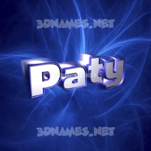paty in Plasma style - 3D name wallpaper paty in Plasma style - 3D name wallpaper