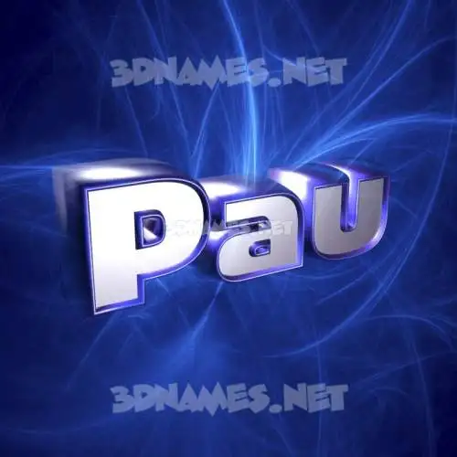 pau in Plasma style - 3D name wallpaper pau in Plasma style - 3D name wallpaper