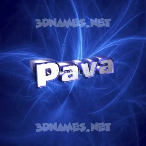 pava in Plasma style - 3D name wallpaper pava in Plasma style - 3D name wallpaper
