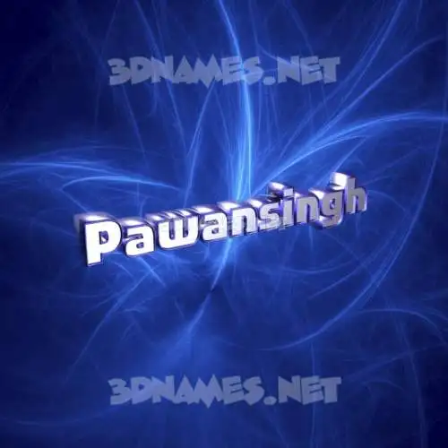 pawansingh in Plasma style - 3D name wallpaper