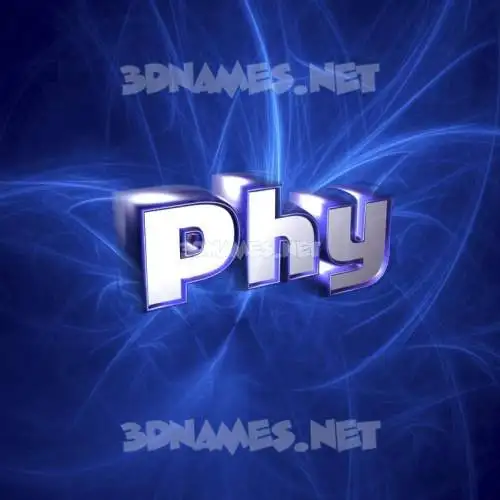 phy in Plasma style - 3D name wallpaper phy in Plasma style - 3D name wallpaper