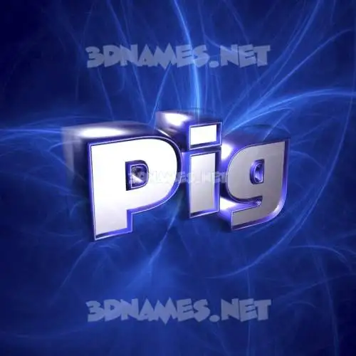 pig in Plasma style - 3D name wallpaper pig in Plasma style - 3D name wallpaper