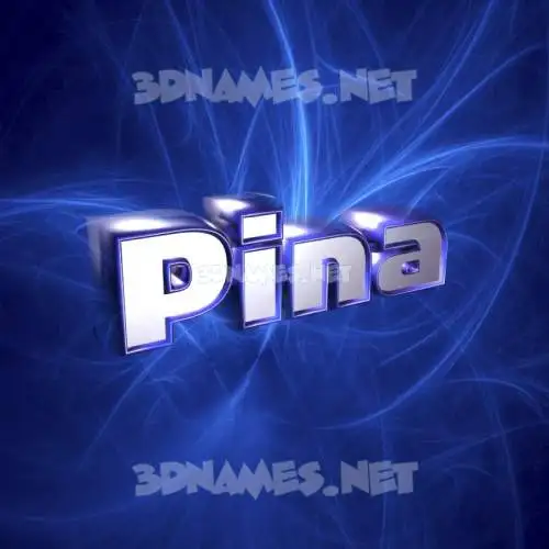 pina in Plasma style - 3D name wallpaper pina in Plasma style - 3D name wallpaper