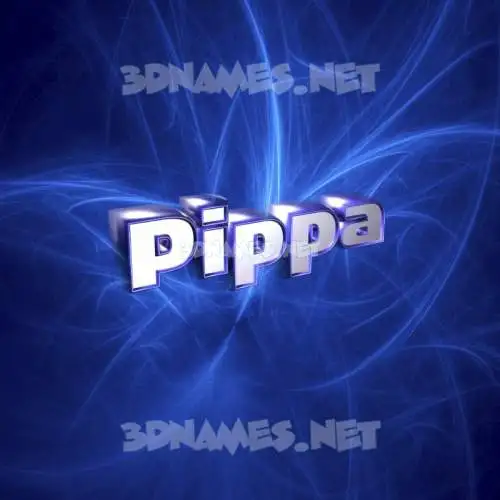 pippa in Plasma style - 3D name wallpaper pippa in Plasma style - 3D name wallpaper