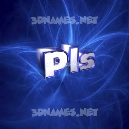 pls in Plasma style - 3D name wallpaper pls in Plasma style - 3D name wallpaper