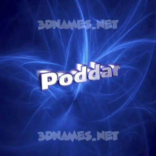 poddar in Plasma style - 3D name wallpaper poddar in Plasma style - 3D name wallpaper