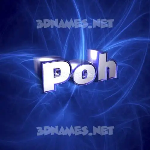 poh in Plasma style - 3D name wallpaper poh in Plasma style - 3D name wallpaper