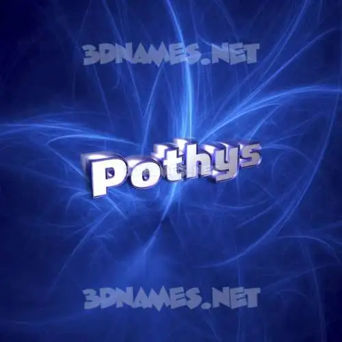 pothys in Plasma style - 3D name wallpaper pothys in Plasma style - 3D name wallpaper