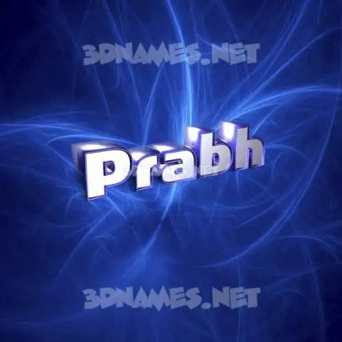 prabh in Plasma style - 3D name wallpaper