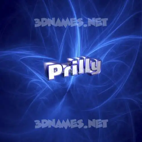 prilly in Plasma style - 3D name wallpaper prilly in Plasma style - 3D name wallpaper