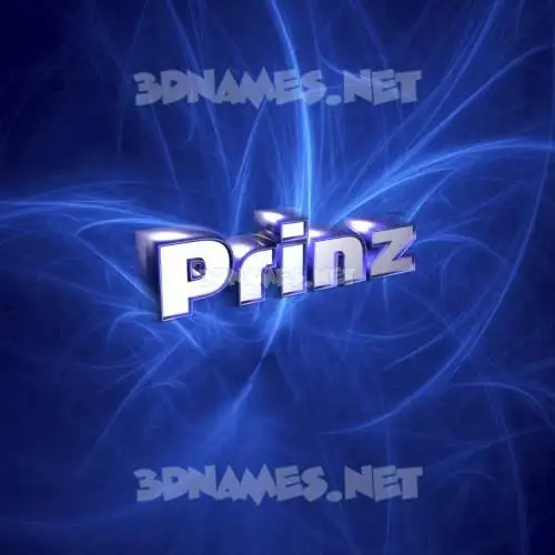 prinz in Plasma style - 3D name wallpaper prinz in Plasma style - 3D name wallpaper