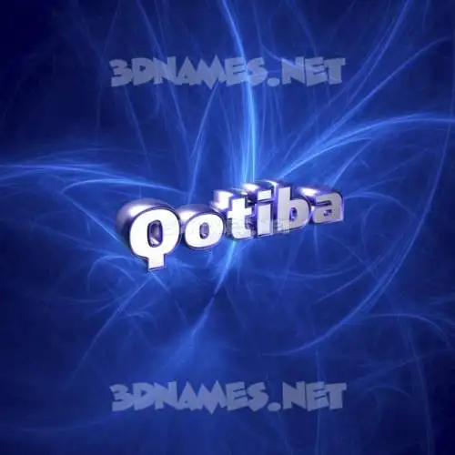 qotiba in Plasma style - 3D name wallpaper qotiba in Plasma style - 3D name wallpaper
