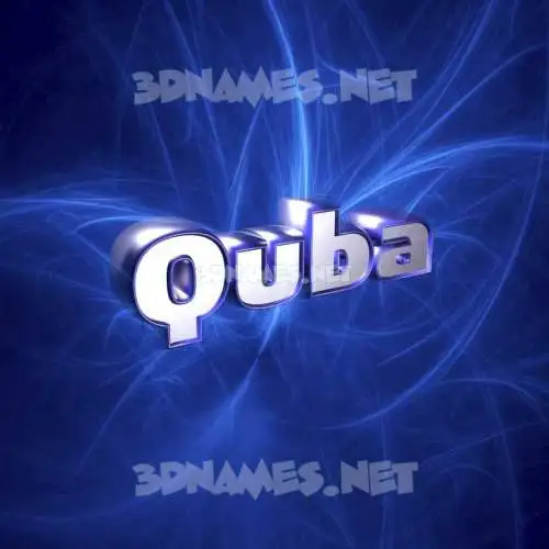 quba in Plasma style - 3D name wallpaper quba in Plasma style - 3D name wallpaper