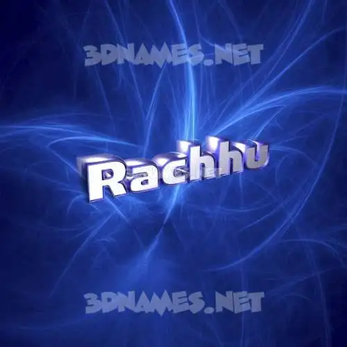 rachhu in Plasma style - 3D name wallpaper rachhu in Plasma style - 3D name wallpaper