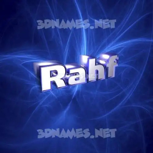 rahf in Plasma style - 3D name wallpaper rahf in Plasma style - 3D name wallpaper